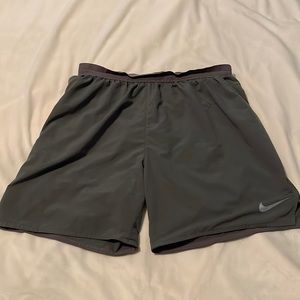 Grey nike shorts